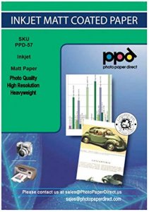 PPD Inkjet Matte Coated Photo Quality Paper Heavy 11x17