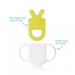 Not-Too-Cold-to-Hold BPA-Free Silicone Teether for Babies by Frida Baby
