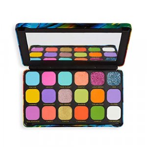 Makeup Revolution Forever Flawless Bird of Paradise, Eyeshadow Palette, Create Long-Lasting Eye Makeup Looks, Vegan & Cruelty-Free, 20g