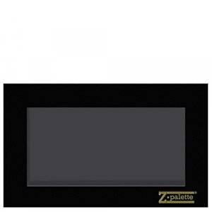 Z Palette Medium Deep Black Empty Magnetic Makeup Palette with Clear Window