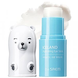 The Saem Iceland Hydrating Eye Stick 0.24Oz - Cooling Eye Balm For Dark Circles And Puffiness Under Eye Treatment - Reduce Wrinkles And Moisturizing