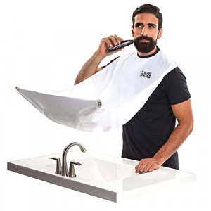 Beard King Beard Bib Apron for Men - the Original Cape As Seen on Shark Tank, Mens Hair Catcher for Shaving, Trimming - Grooming Accessories & Gifts