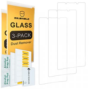 [3-Pack]-Mr.Shield Designed For Sony Xperia 1 III [Tempered Glass] [Japan Glass with 9H Hardness] Screen Protector with Lifetime Replacement