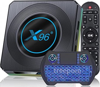 X96 X4 Android TV Box 11.0, Android 11 TV Box with Amlogic S905X4 Quad-Core 64bits A55 1000M LAN Dual-WiFi 2.4G/5G, Android Box 4GB RAM 32GB ROM with