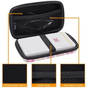 Fintie Protective Case for Kodak Step/Kodak Mini 2 HD/Kodak PRINTOMATIC/Kodak Smile Camera & Printer - Shockproof Hard Shell Carrying Case with Inner