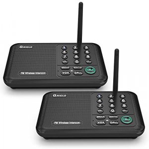 Intercoms Wireless for Home, 5280 Feet Long Range House Intercom System, 10 Channels Intercoms System for Business, Room to Room Intercom System for 