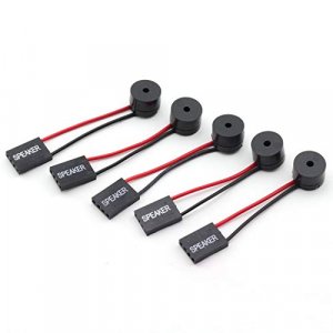 MEETOOT 5pcs PC Motherboard Mini Speaker Desktop Computer Case DIY Internal Code Mini Plug Beep Alarm Buzzer