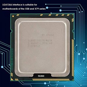 Xeon X5650 CPU, Six Core Twelve Threads 2.66GHz 12M Cache LGA1366 6.4 GT,s QPI 95W DDR3 800,1066,1333 SSE4.2 Maximum 3 Memory Channels Maximum 32GB,s