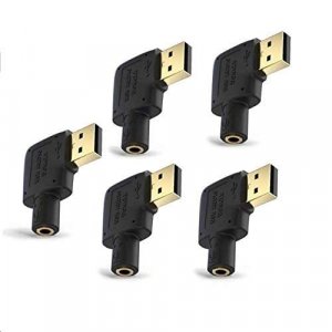 LZYCO USB to 3.5mm Audio Jack,USB to Audio Jack Adapter Headset,External Stereo Sound Card for Headphone,Mac,PS4,PC,Laptop,Desktops,Plug and Play No 