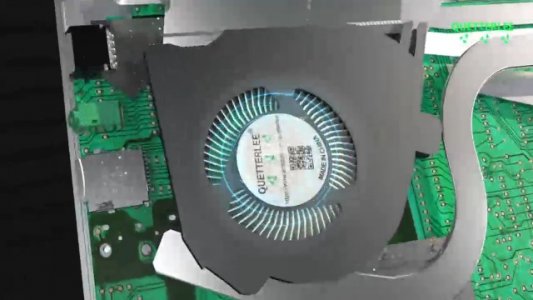 QUETTERLEE Replacement New Laptop CPU + GPU Cooling Fan