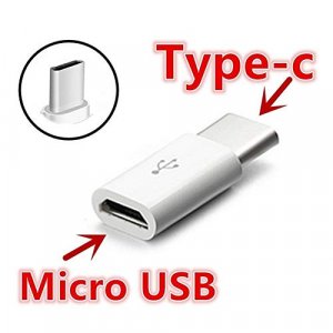 YAWALL Adaptateur USB C vers Micro USB, USB de Type C (mâle) vers
