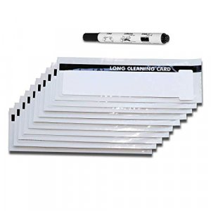 Ci Kyan Enduro+/Rio Printer Cleaning Cards Kit, Pack of 10 pcs Long T-Card and 1 Cleaning Pen CK-M9005-771/R
