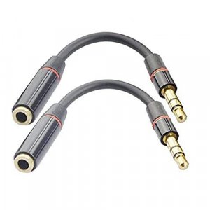  Duttek 3.5mm Male to Male Audio Adapter, Metal Silver 3 Pole  3.5mm Stereo Jack to 3.5mm Stereo Jack Adapter, 1/8 Inch Male to Male Audio  Headphone Jack Coupler Connectors - 2 Pack : Electronics