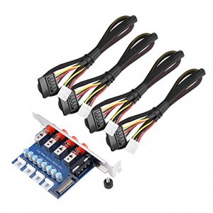 HDD Power Switch, HDD Power Control Switch Hard Drive Selector SATA Drive Switcher for Desktop PC Computer, HDD Button Switch