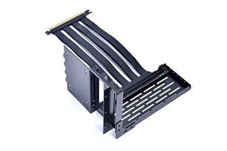 LIAN LI LAN2-1X Premium PCI-E x16 3.0 Black Extender Riser Cable 200mm and Covert Bracket for LANCOOL 2 for PCIE 3.0 only (NOT Compatible with PCIE 4