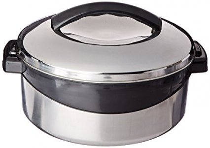 Milton Regent Hot Pot Insulated Casserole Keep Warm/Cold Upto 4-6 Hours, Stainless Steel, 2.5 Liter
