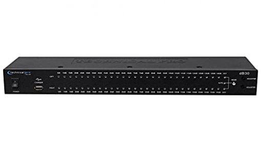 Technical Pro DB30 1U Rack Mount dB Decibel Meter Display+8 Outlet Power Supply