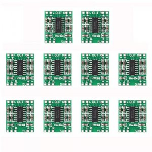 10Pcs PAM8403 Module 2 x 3W Class D Mini Digital Power Amplifier Module 2.5-5V Input Audio Speaker Sound Board Amplificador Volume Control
