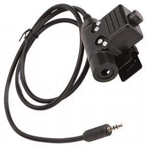 Yoidesu U94 PTT System Military Adapter, 3.5mm Plug Push to Talk Headset Adapter for 3.5mm Sound Interface Cell Phone