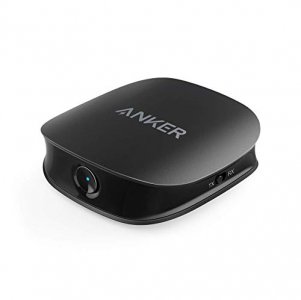 Anker Soundsync A3341 Bluetooth 2-in-1 Transmitter and Receiver, with Bluetooth 5, HD Audio with Lag-Free Synchronization, and AUX/RCA/Optical Connec
