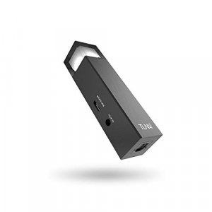 TUNAI Wand aptX Low Latency Long Range Bluetooth Transmitter - Wireless Audio Adapter for Your TV, Home Stereo, PC, Game Consoles - Connect 2 Headpho