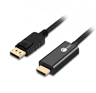 6ft DisplayPort v1.2 to HDMI Cable – Black (DP4kHDMI6F)