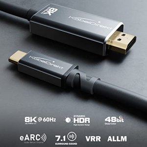 8K USB C to HDMI 2.1 Adapter Cable for Esports-Grade Performance with Break-Proof Metal connectors - 6.6ft (Supports 8K/60Hz and 4K/120Hz from Gaming
