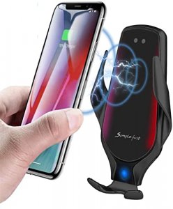 Wireless Car Charger, Vectortech Auto-Clamping Car Mount 15W/10W/7.5W Fast Charging Air Vent Car Phone Mount Compatible With Iphone 14/13/13 Pro/12 P