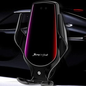 Wireless Car Charger, Vectortech Auto-Clamping Car Mount 15W/10W/7.5W Fast Charging Air Vent Car Phone Mount Compatible With Iphone 14/13/13 Pro/12 P