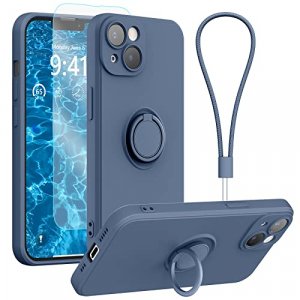 pcgaga Silicone Phone Case for iPhone 14 Pro Max with Screen