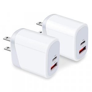 Pixel 7 Fast Charger Block, 2-Pack 20W Dual Port Usb C Wall Charger Box Type C Wall Charger Plug Power Adapter For Google Pixel 7 Pro 7 6A 6 Pro 5A 5