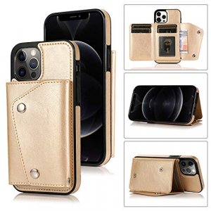  LUVI for iPhone XR Wallet Case with Neck Strap
