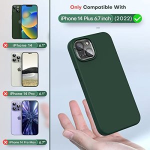 NIFFPD iPhone 14 Plus Case with Screen Protector, Shockproof Full Coverage  Protective Cover Phone Case for iPhone 14 Plus 6.7 Black