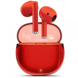 Wireless Earbuds For Iphone 14 Pro Max Google Pixel 7 Pro, 5.3 Bluetooth Earbuds With Earhooks Noise Canceling Microphone Touch Control Waterproof Lo