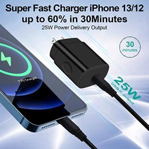 Super Fast Type C Charger For Google Pixel 7 Pro,7,6A,6 Pro,5A,4A,5;Samsung Galaxy A53,A13 5G,A03S,S22Ultra,S21Fe;Iphone 14 Pro,13/12 Pro,11,25W Pd U