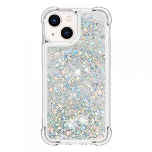  aowner Designed for iPhone 14 Plus Case Glitter Bling Stand  Holder Luxury Hand Strap Sparkle Pearl Bee Wrist Bracket for Woman Girls  Protective Phone Cover Case for iPhone 14 Plus 6.7