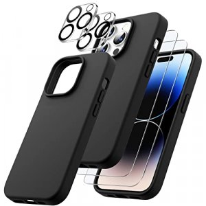 JETech [3 in 1] Case for iPhone 13 Pro Max with Screen Protector/Lens  Protector