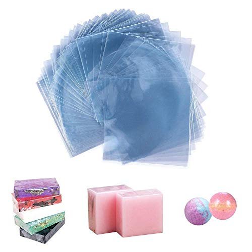 GetUSCart Shrink Wrap Bags100 Pcs 9x14 Inches Clear PVC Heat Shrink Wrap  for Packagaing SoapBath BombsCandlesSmall Gifts Jars and Homemade DIY  Projects