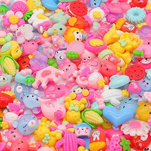 Slime Charms Cute Set - Charms for Slime Assorted Fruits Candy