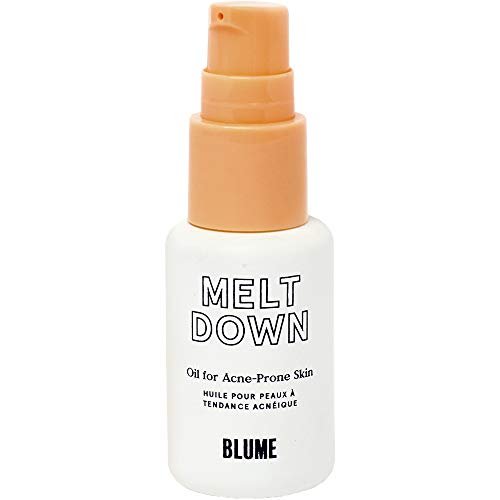 Blume Meltdown Acne Oil - Acne Treatment Face Oil + Pore Minimizer -  Skin-Smoothing Face Serum with Rosehip Oil, Blue Tansy and Black Cumin Seed  Oil 