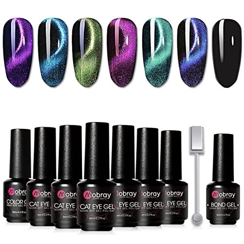 Distant Dimensions - Purple/Pink/Gold/Green Multichrome Magnetic Nail – Dam