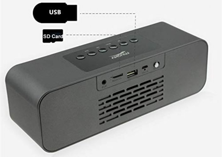 Portable Bluetooth Stereo Speaker, with 2X5W Dual Acoustic Drivers