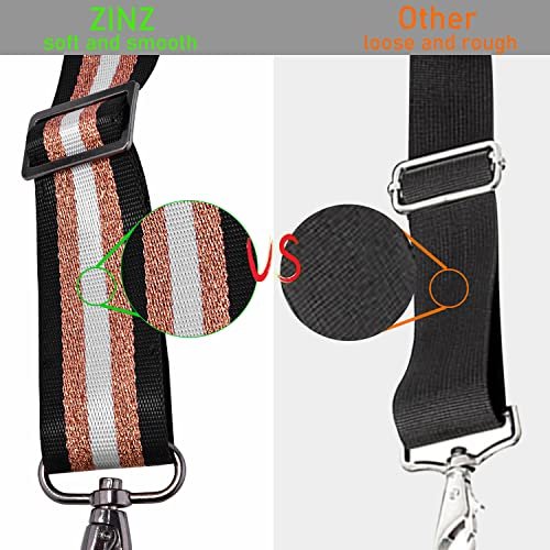 Bag Shoulder Strap, ZINZ Padded Adjustable Shoulder Strap Replacement