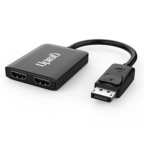 UPTab DisplayPort to Dual HDMI 4K 60Hz Adapter Multi Monitor