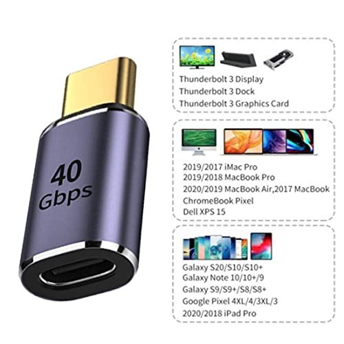 ChenYang CY USB C Male To Female Adapter,USB4 Type C 100W Power Data 8K ...