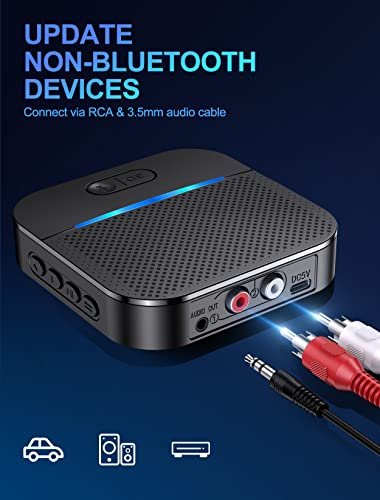 Comsoon bluetooth 5.0 on sale receiver for car