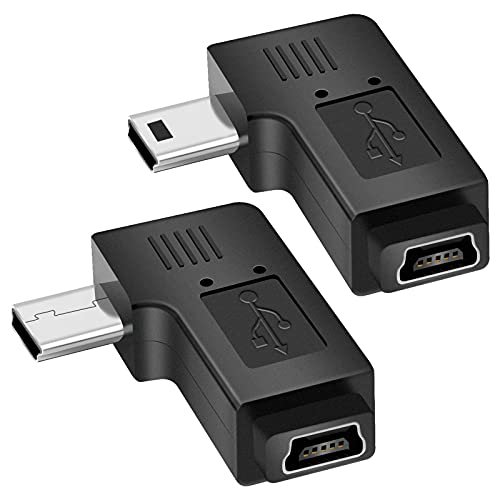 UCEC USB 2.0 Adapter Plug - Left and Right Angle Mini to Mini
