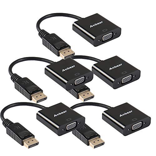 Anbear DisplayPort to HDMI Adapter, Display Port to HDMI Cable(Male to  Female) for DisplayPort Enabled Desktops and Laptops Connect to HDMI  Displays