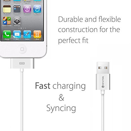 Charger For iPhone 4 / iPhone 4S USB Cable Strong Data Sync iPod iPad