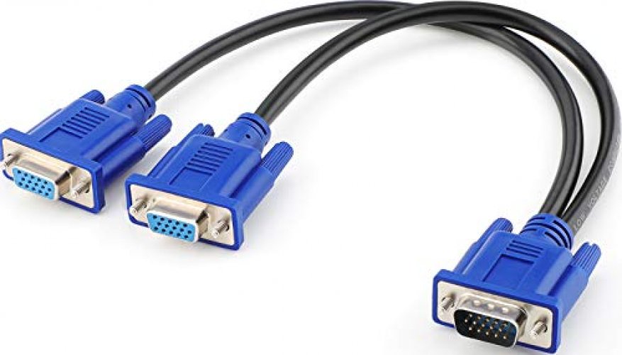 cable matters vga splitter cable for screen duplication